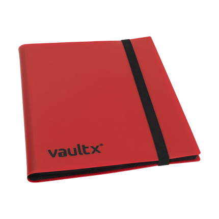 Vault X - 9-Pocket Strap Binder - Red
