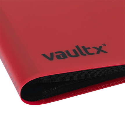 Vault X - 9-Pocket Strap Binder - Red