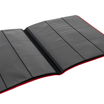 Vault X - 9-Pocket Strap Binder - Red