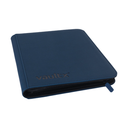 Vault X - 9-Pocket Exo-Tec® Zip Binder - Blue
