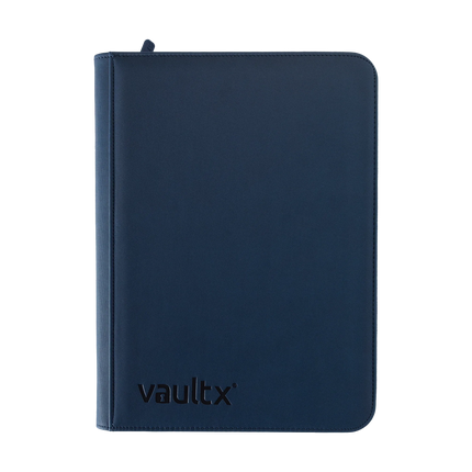 Vault X - 9-Pocket Exo-Tec® Zip Binder - Blue