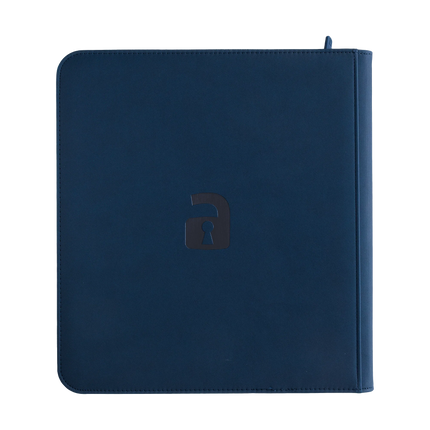 Vault X - 12-Pocket Exo-Tec® Zip Binder - Blue