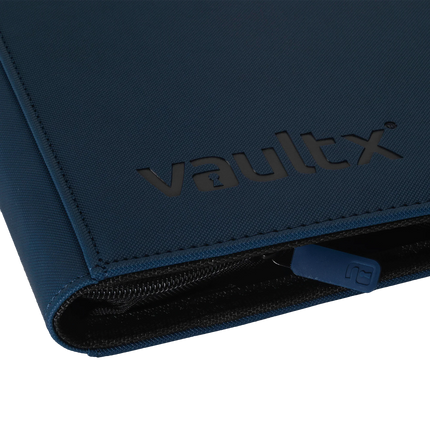 Vault X - 9-Pocket Exo-Tec® Zip Binder - Blue
