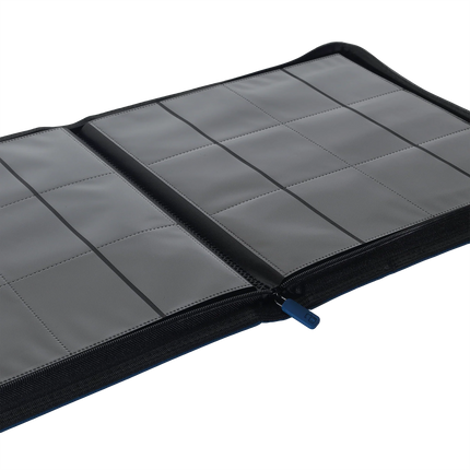 Vault X - 12-Pocket Exo-Tec® Zip Binder - Blue