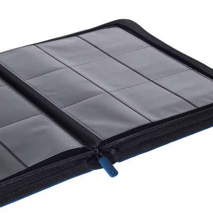 Vault X - 9-Pocket Exo-Tec® Zip Binder - Blue