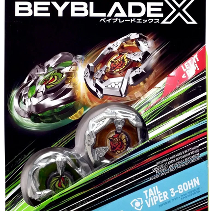 Beyblade X - Dual Pack Set - Gale Wyvern 5-80GB and Tail Viper 3-80HN