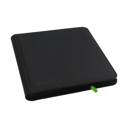 Vault X - 12-Pocket Exo-Tec® Zip Binder - Black