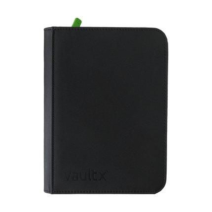 Vault X - 4-Pocket Exo-Tec® Zip Binder - Black