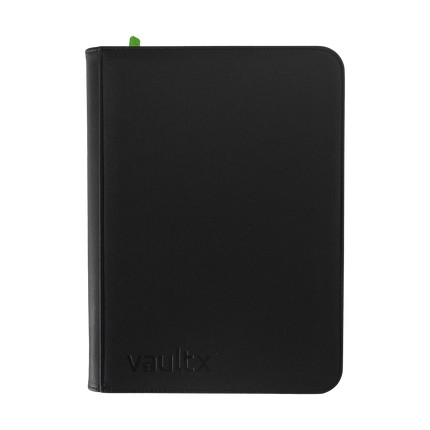 Vault X - 9-Pocket Exo-Tec® Zip Binder - Black