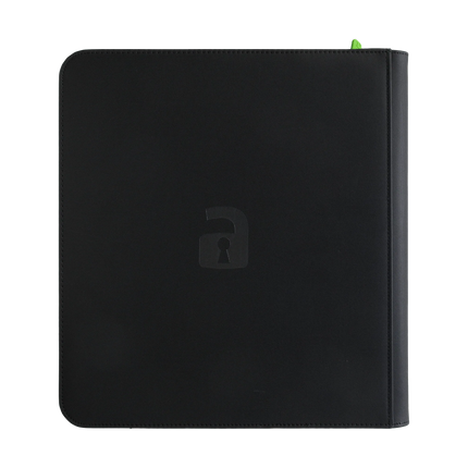 Vault X - 12-Pocket Exo-Tec® Zip Binder - Black