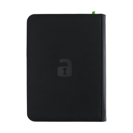 Vault X - 9-Pocket Exo-Tec® Zip Binder - Black