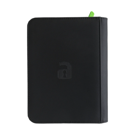 Vault X - 4-Pocket Exo-Tec® Zip Binder - Black