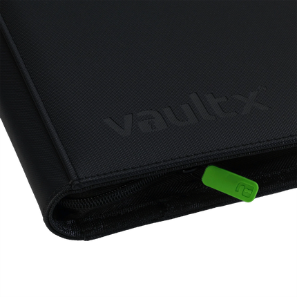 Vault X - 12-Pocket Exo-Tec® Zip Binder - Black