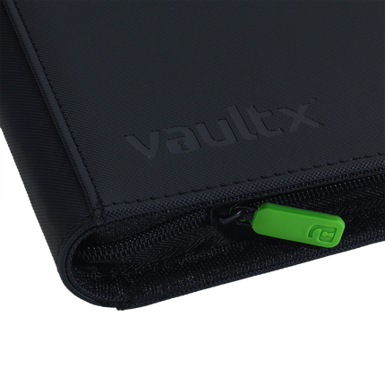 Vault X - 4-Pocket Exo-Tec® Zip Binder - Black