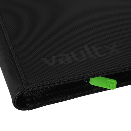 Vault X - 9-Pocket Exo-Tec® Zip Binder - Black