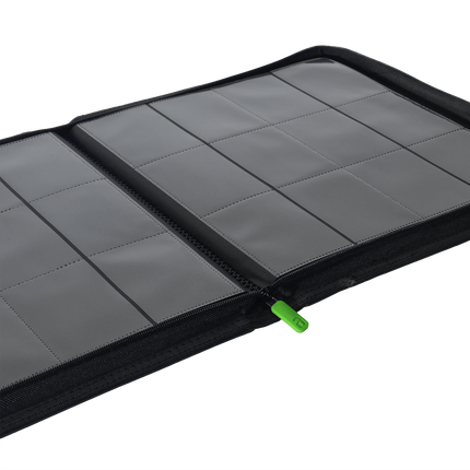Vault X - 12-Pocket Exo-Tec® Zip Binder - Black