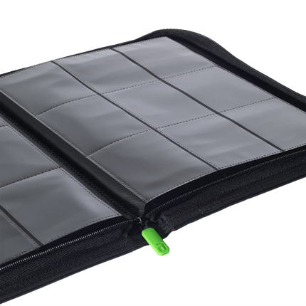 Vault X - 9-Pocket Exo-Tec® Zip Binder - Black