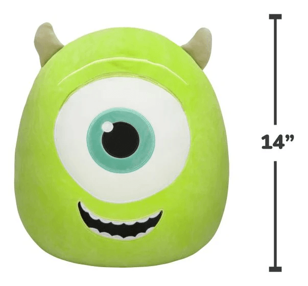 Squishmallows - Disney - Monsters Inc - Mike Wazowski Plush (14in) - The Card Vault