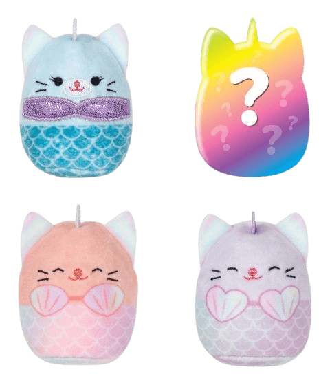 Squishmallows - Squishville - Mercaticorn Squad 4-Pack (2in) - The Card Vault