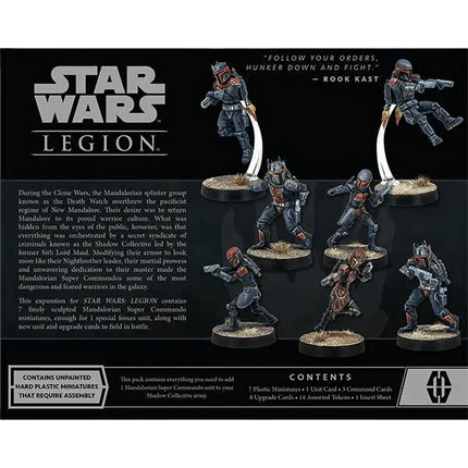 Star Wars Legion: Mandalorian Super Commandos Unit Expansion - The Card Vault