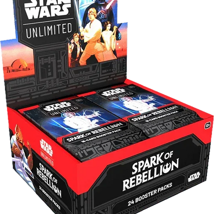 Star Wars: Unlimited - Spark of Rebellion - Booster Box (24 Packs) - The Card Vault