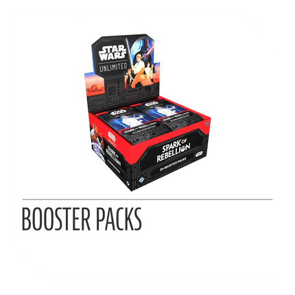 Star Wars: Unlimited - Spark of Rebellion - Booster Box (24 Packs) - The Card Vault