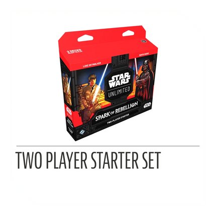 Star Wars: Unlimited - Spark of Rebellion - Two-Player Starter Set (Luke Vs Vader) - The Card Vault