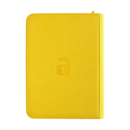 Classeur à fermeture éclair Vault X 9 pochettes Exo-Tec® - Jaune