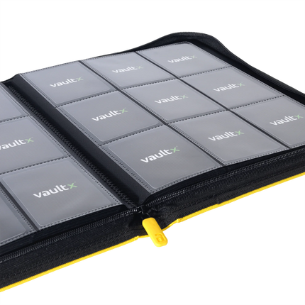 Classeur à fermeture éclair Vault X 9 pochettes Exo-Tec® - Jaune