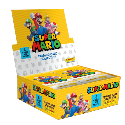 Super Mario Trading Cards - Booster Box (18 Packs) - The Card Vault