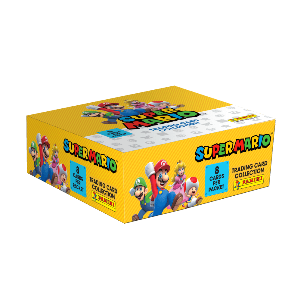 Super Mario Trading Cards - Booster Box (18 Packs) - The Card Vault