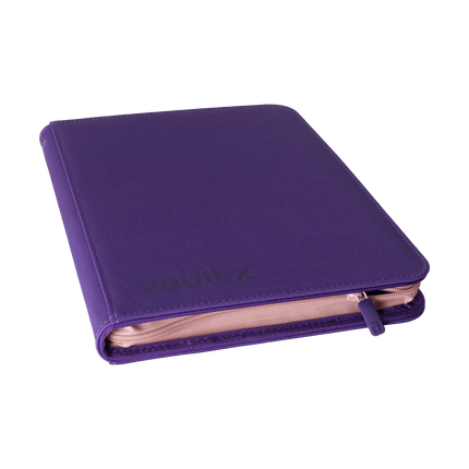 Vault X - 9-Pocket Exo-Tec® Zip Binder - SWSH10 - Purple