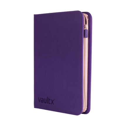 Vault X - 9-Pocket Exo-Tec® Zip Binder - SWSH10 - Purple