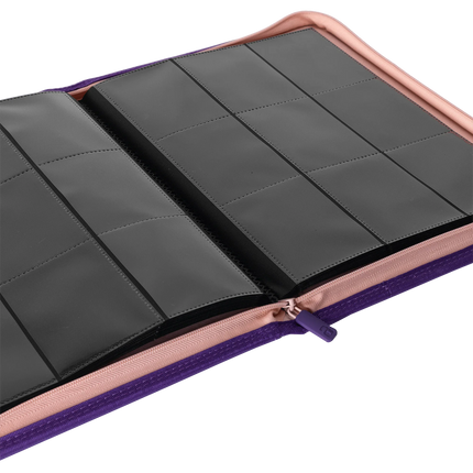 Vault X - 9-Pocket Exo-Tec® Zip Binder - SWSH10 - Purple
