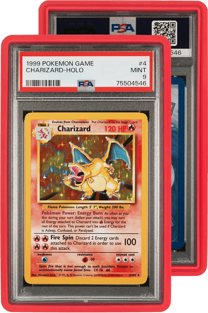 The Card Vault - Graded Card Case - Red (PSA) - The Card Vault