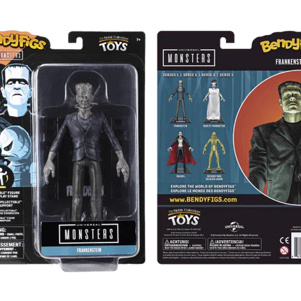 The Noble Collection - Universal Monsters - Frankenstein Monster Bendyfig Action Figure - The Card Vault
