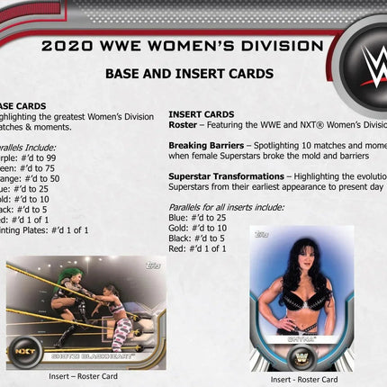 Topps - 2020 Women's Division WWE Wrestling - Hobby Box - The Card Vault