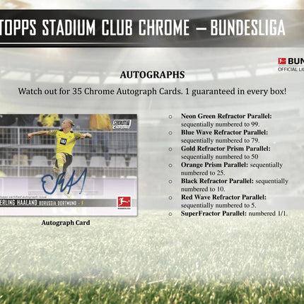 Topps - 2021/22 Bundesliga Stadium Club Chrome Football (Soccer) - Hobby Box - The Card Vault