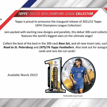 Topps - 2021/22 UEFA Champions League Football (Soccer) - Hobby Box - The Card Vault