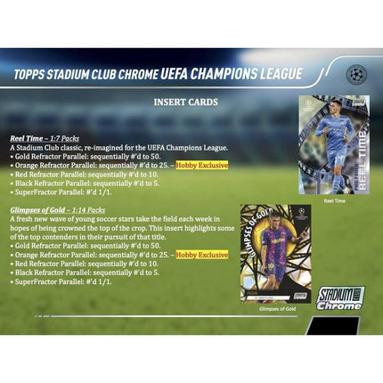 Topps - 2021/22 UEFA Champions League Stadium Club Chrome - Hobby Box - The Card Vault