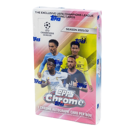 Topps - 2021/22 UEFA Chrome Football (Soccer) - Hobby Box - The Card Vault