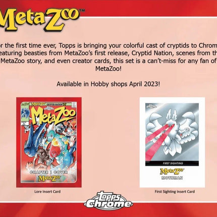 Topps - 2022 Chrome MetaZoo - Hobby Box - The Card Vault