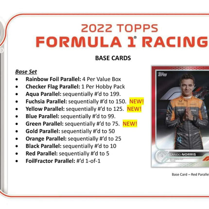 Topps - 2022 Formula 1 (F1) Flagship Racing - Hobby Box - The Card Vault
