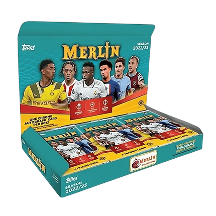 Topps - 2022/23 Chrome Merlin UEFA Club Competitions Football (Soccer) - Hobby Box - The Card Vault
