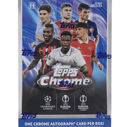 Topps - 2022/23 Chrome UEFA Competitions Football (Soccer) - Hobby Box - The Card Vault