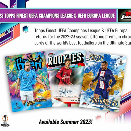 Topps - 2022/23 Finest UEFA Champions League and Europa League Football (Soccer) - Hobby Box - The Card Vault
