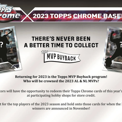 Topps - 2023 Chrome Baseball (MLB) - Value Box - The Card Vault