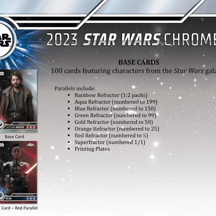 Topps - 2023 Chrome Star Wars - Hobby Box - The Card Vault