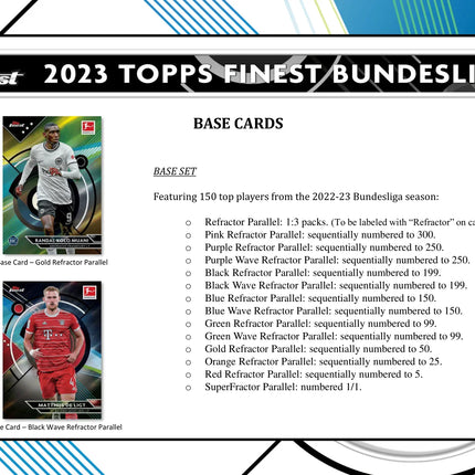 Topps - 2023 Finest Bundesliga Football (Soccer) - Hobby Box - The Card Vault