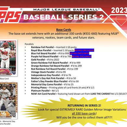 Topps - 2023 Series 2 Baseball (MLB) - Hanger Box - The Card Vault